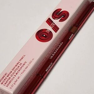 ONE/SIZE Browkiki Micro Brow Defining Pencil - Pink & Red Packaging